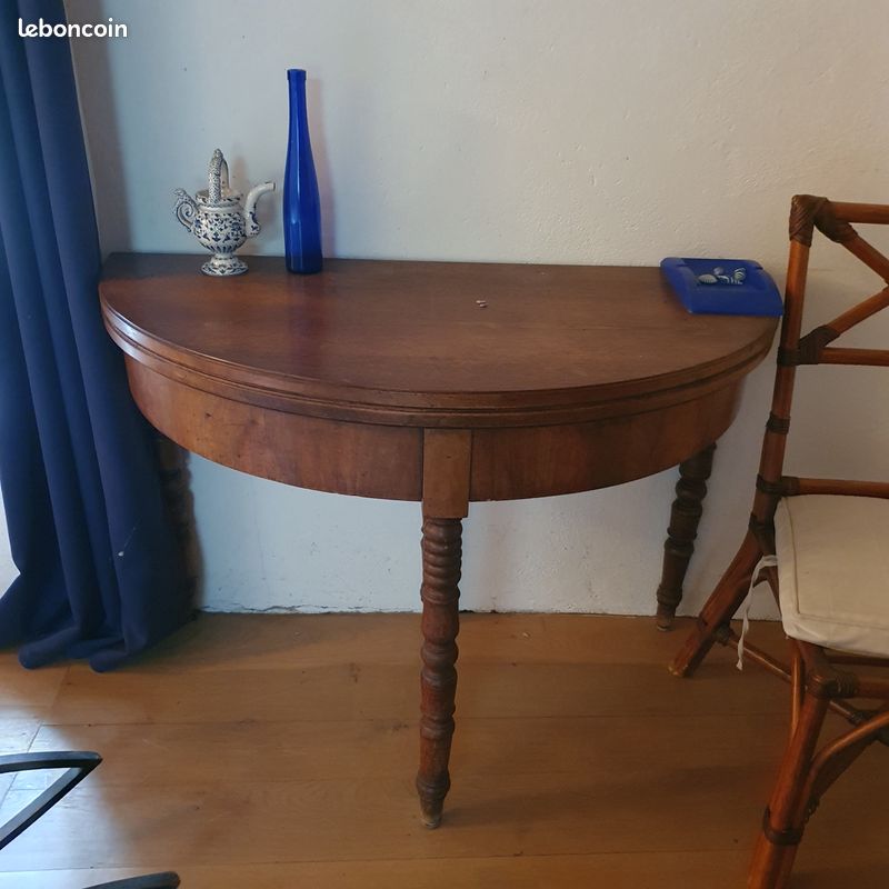 Table demi lune Louis Philippe (image 1)