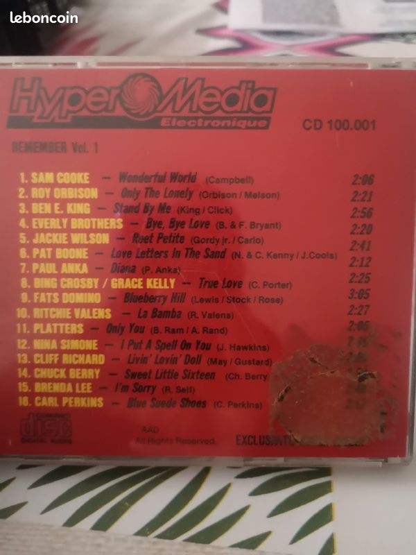 CD hyper media's remember vol 1 (jomy) (image 2)
