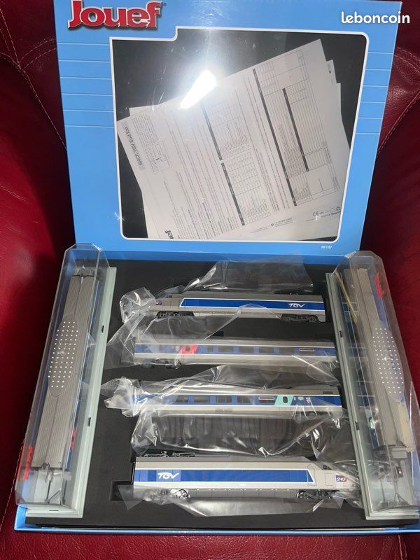 Jouef : coffret TGV Paris Sud-Est réf. 7887 (1983
