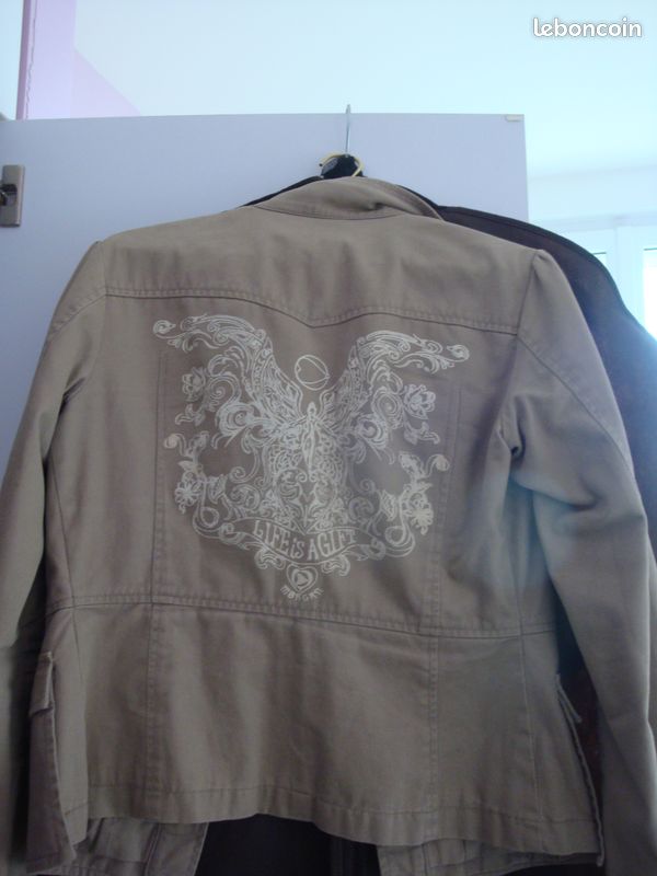 Blouson beige morgan (image 3)