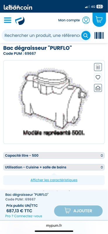 Bac dégraisseur 500L (image 7)