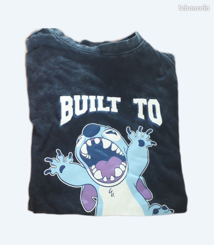 Stitch Tee Shirt Ado Fille Jennyfer Tee-shirt Manches Longues En