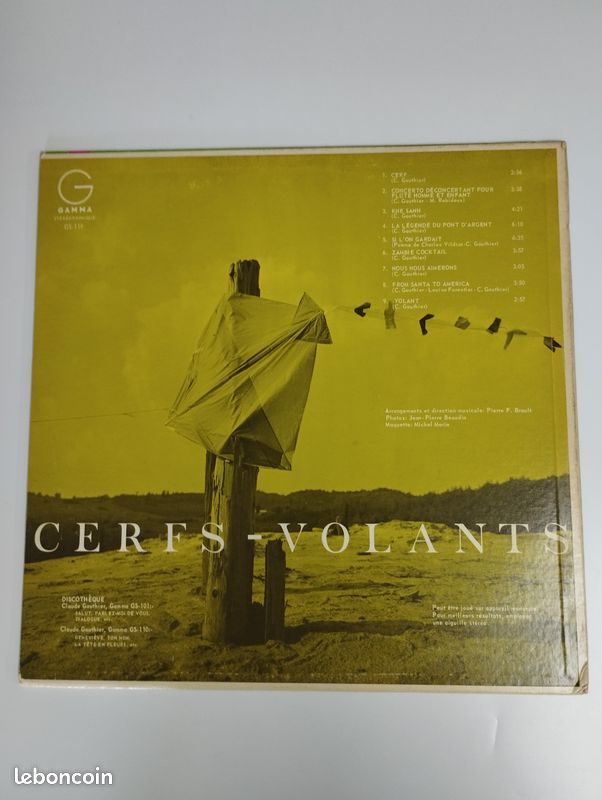 Vinyle GAUTHIER, CLAUDE - cerfs-volants (image 2)