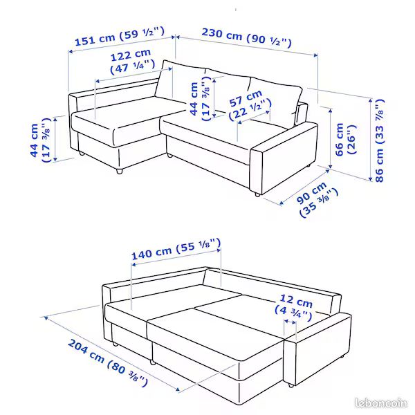 Canapé convertible IKEA (image 4)