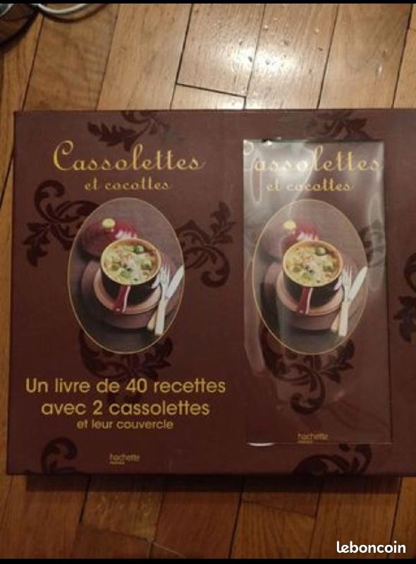 Coffret 2 cassolettes + livre de recettes (image 1)