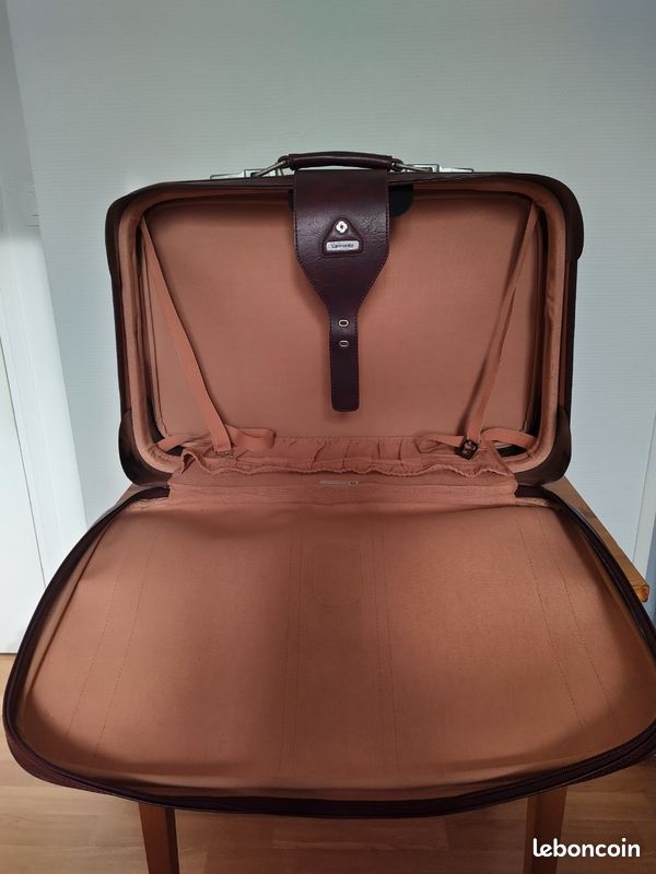 Porte-documents Vintage Samsonite Bordeaux - Années 90 - Classique Et Indestructible