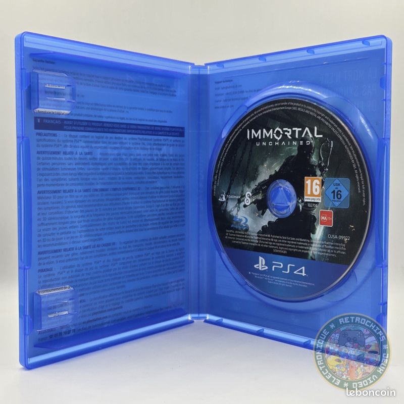 Immortal Unchained Collector's Edition PS4 - Obsidian BigBox - Neuf Scellé - Rare