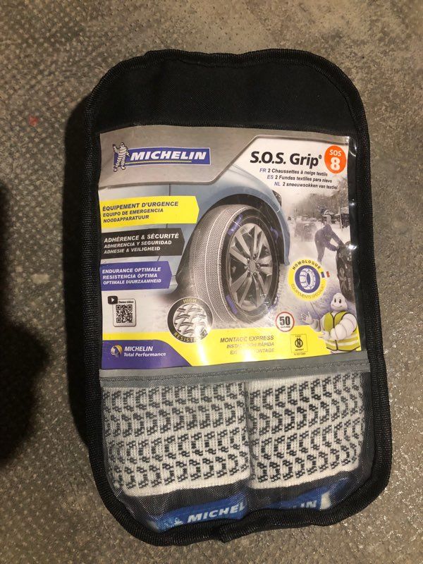 Chaussettes neige Michelin SOS grip 8 chaîne à neige - Équipement auto