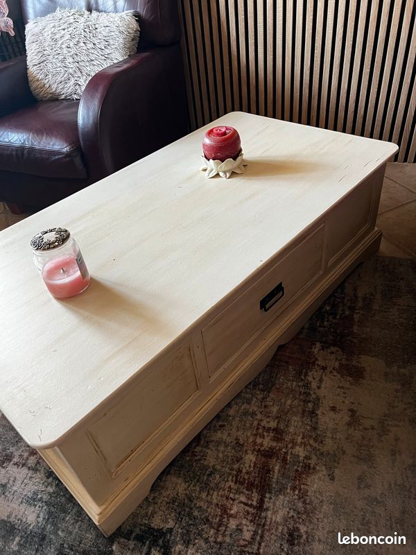 Table de salon bois massif (image 2)