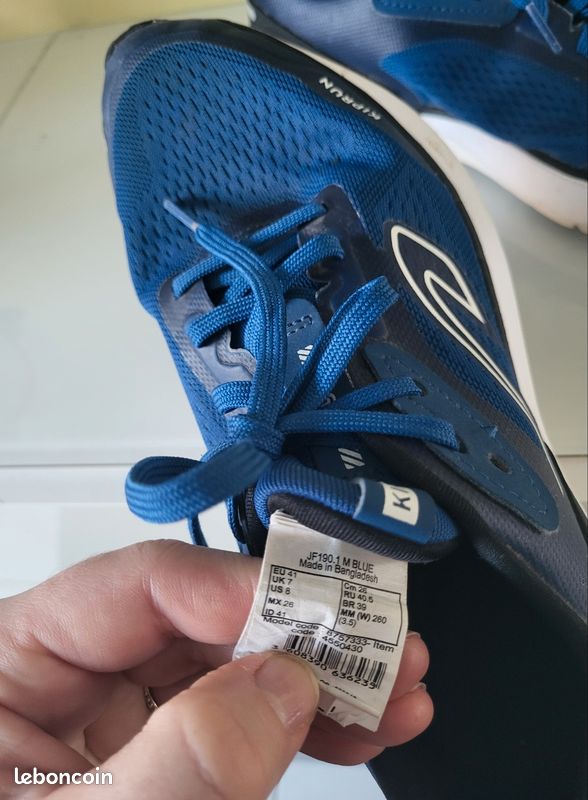 Chaussures de running Kiprun – Bleu – T 41 (image 3)