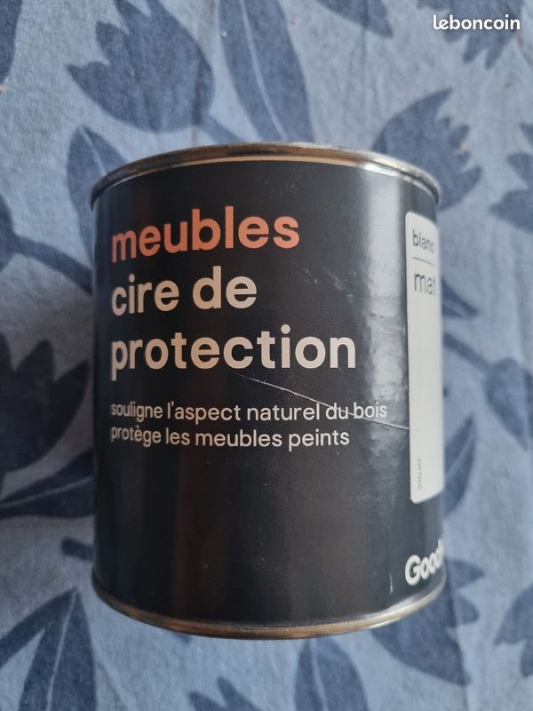 Peinture blanc mat bois (image 1)