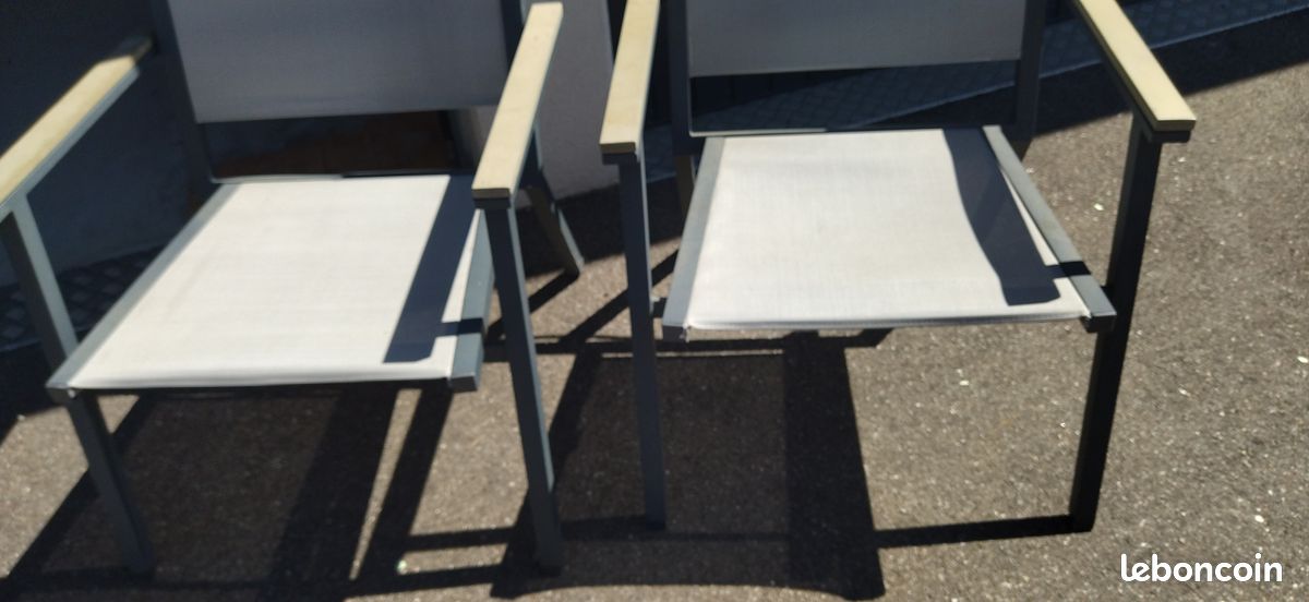 Lot 2 fauteuils jardin (image 1)