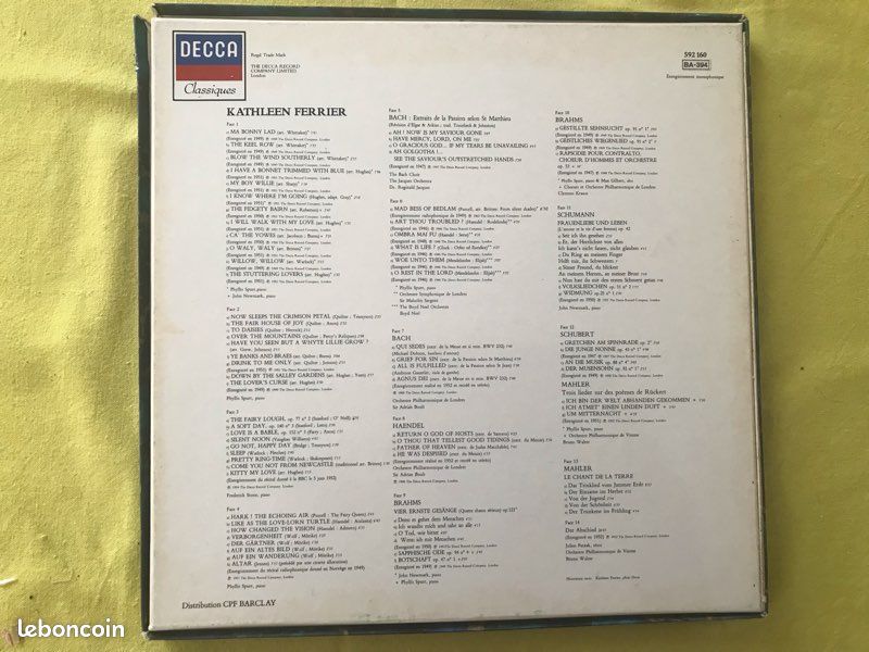 Kathleen Ferrier Vynil (image 3)