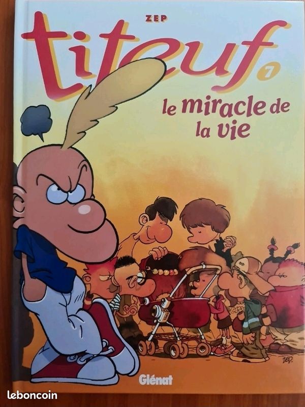 Bd Bande Dessinée TITEUF Le Miracle de la Vie ZEP n°7 Glénat 09/2001 (image 1)