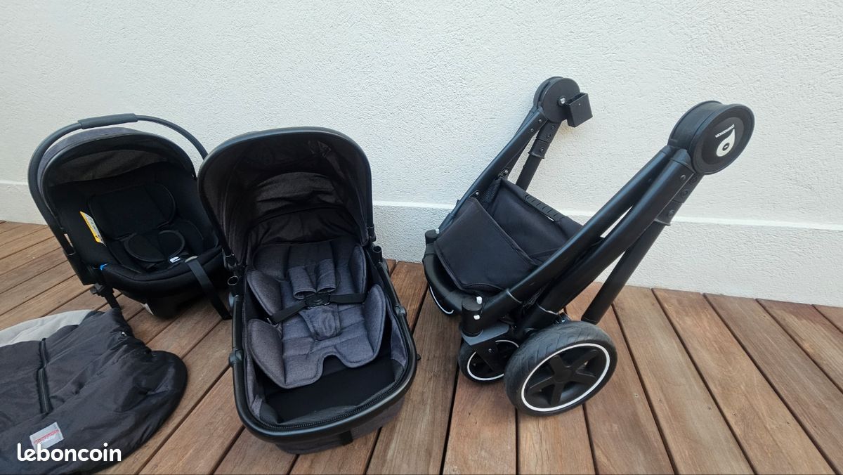 Poussette Trio Prémaman Théa 2-en-1 avec cosy Équipement bébé