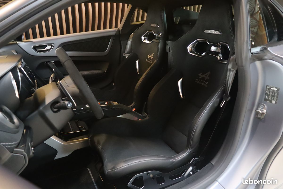 Alpine A110S Enstone Édition 053/300 - Stripping de toit “Union Jack noir” - Peinture Gris Tonnerre Mats - Pack rangement (image 6)