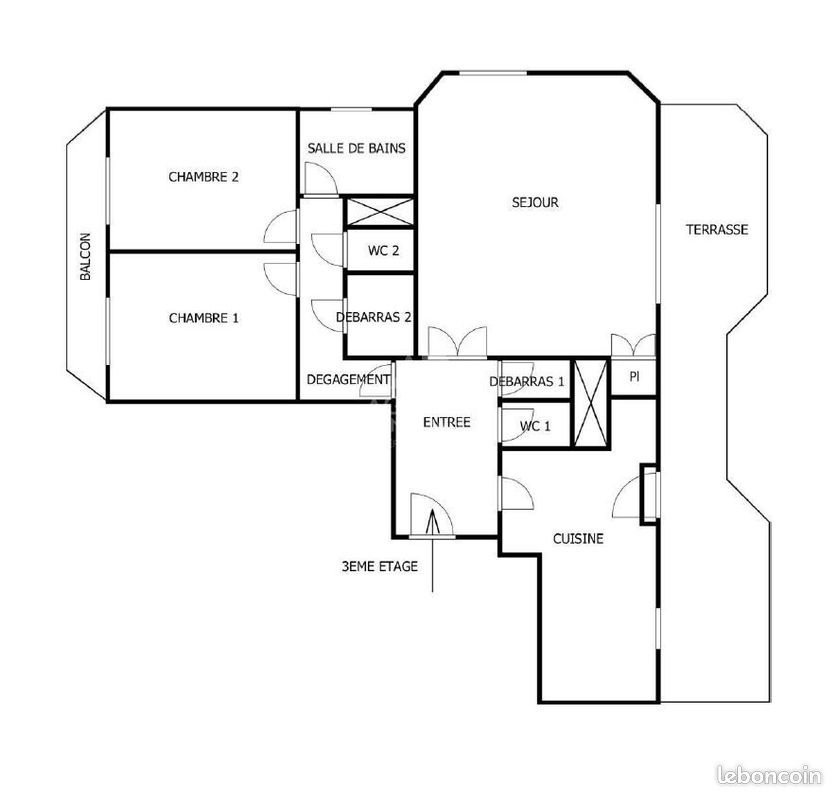 Appartement 4 pièces 84 m² · à Nanterre · 84 m² · 399 000 €