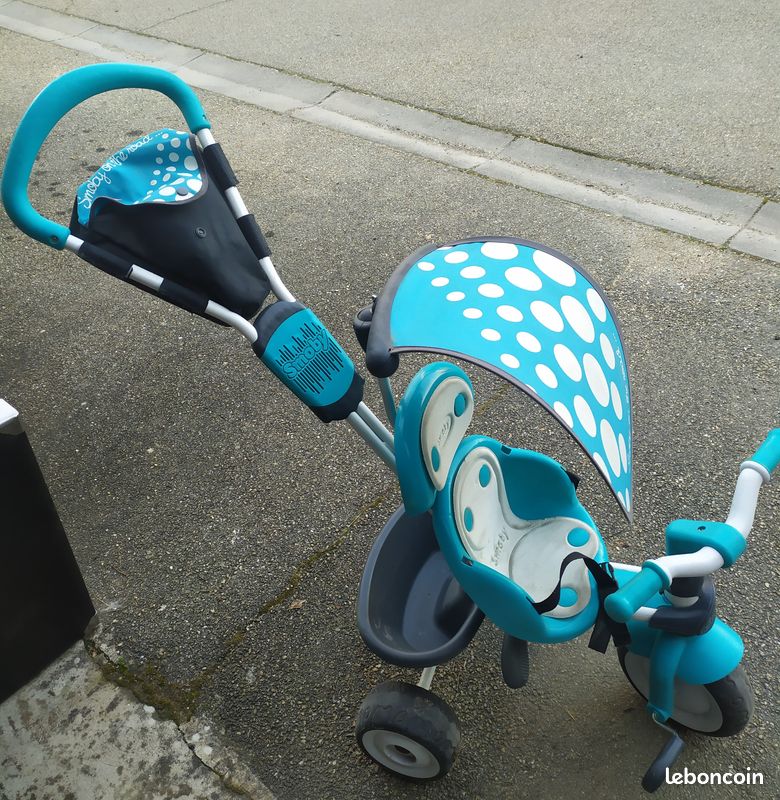 Confort Tricycle Tricycle Evolutif Smoby Bleu Tricycle Baby Driver
