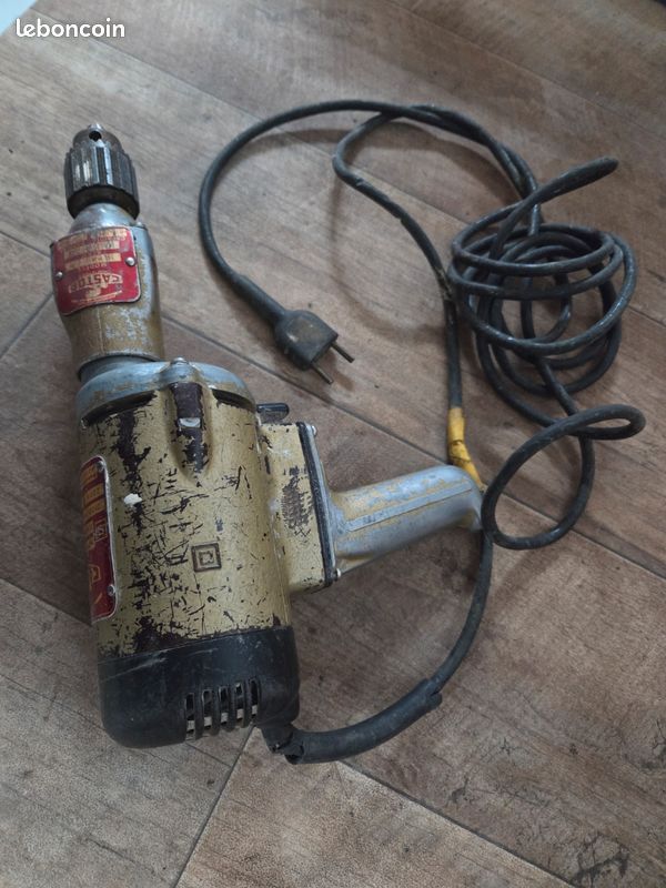 Ancienne Perceuse Vintage CASTOR Modèle 10 M 220 - 350W - Fabriquée En France