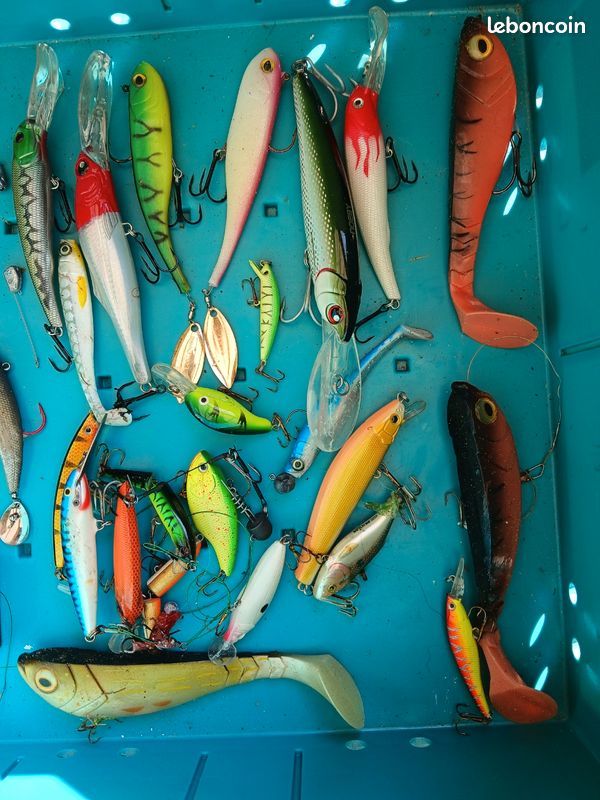 Lot Mixte De Leurres De Pêche (crankbaits) - Pour Eau Douce, Couleur Multicolore