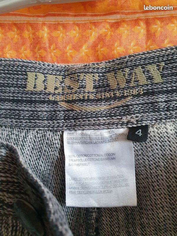Pantalon marque Best Way taille 44 (image 4)