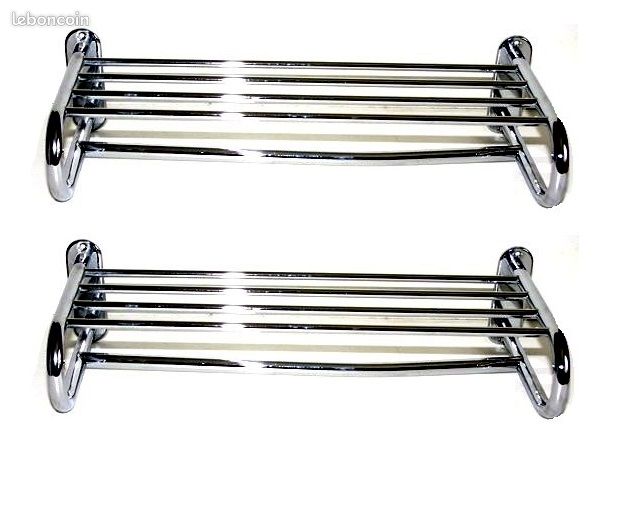 Porte-serviette chromé 3 barres + 1 - 63 cm (image 1)