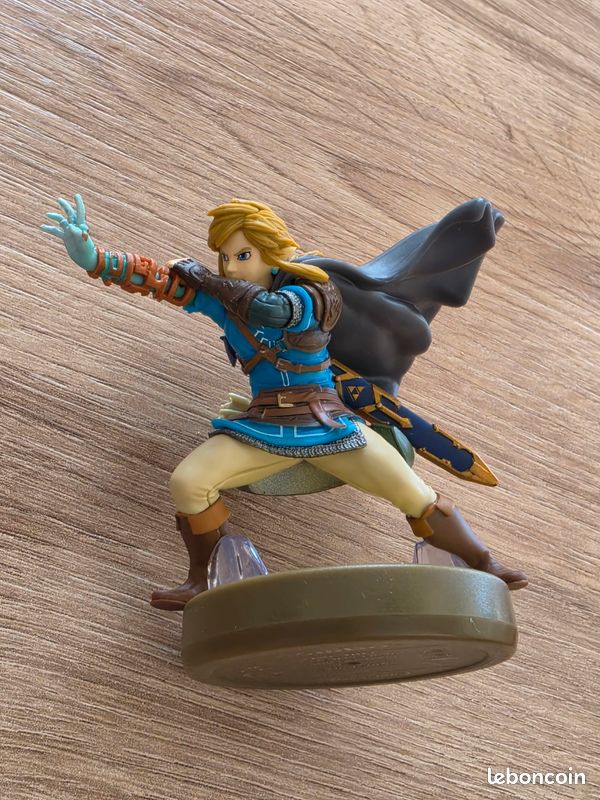 Amiibo Link - Zelda Tears Of The Kingdom. Réinitialisé et nettoyé pour la vente 100% fonctionnel.
Envoi rapide et soigné (image 1)