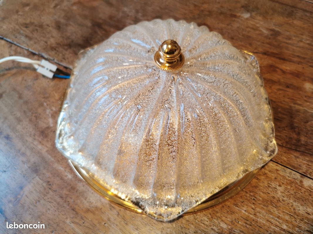 N°243 Plafonnier Graniglia Murano Vintage (image 1)