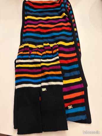 Gants En Laine Sonia Rykiel Noir - Taille Unique - Occasion En Excellents États