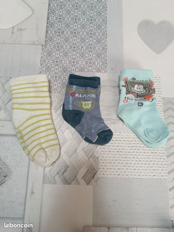 12 paires de chaussettes du 15/18 au 27/30 (image 2)