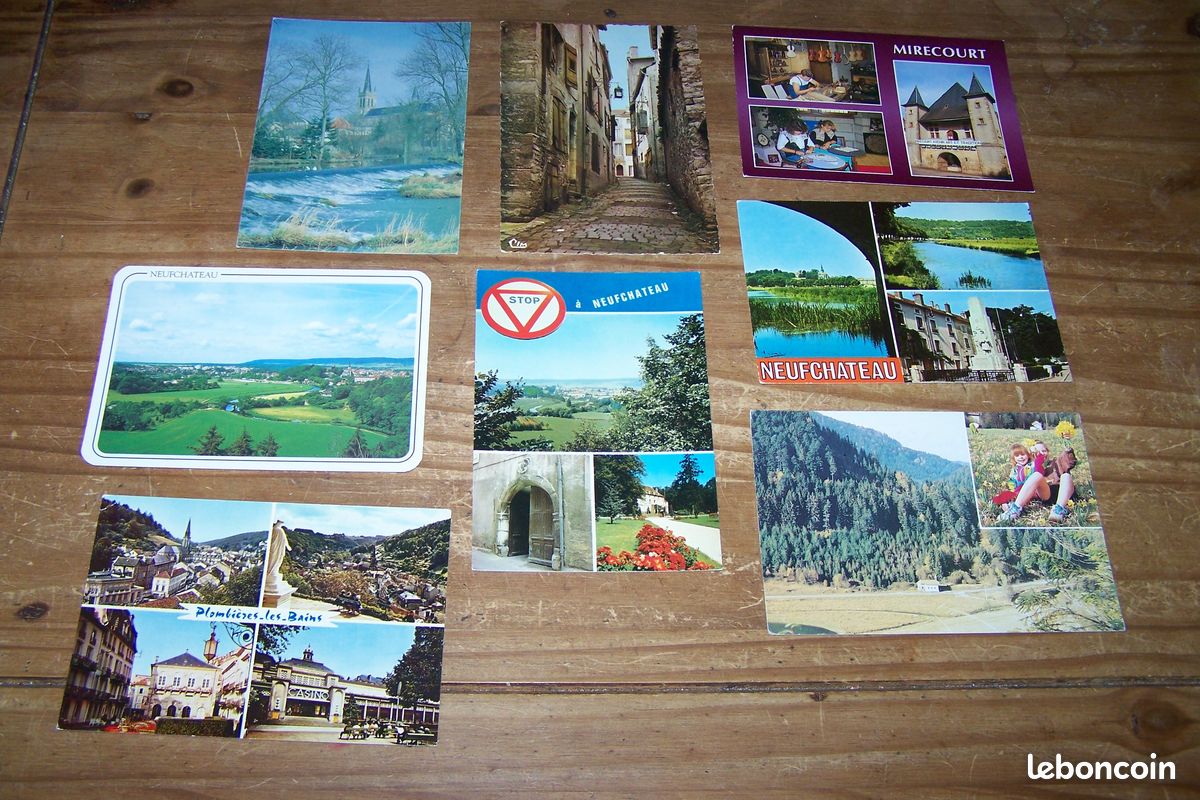 53 cartes postales modernes de diverses villes du département des Vosges en lot ou à l'unité (image 3)
