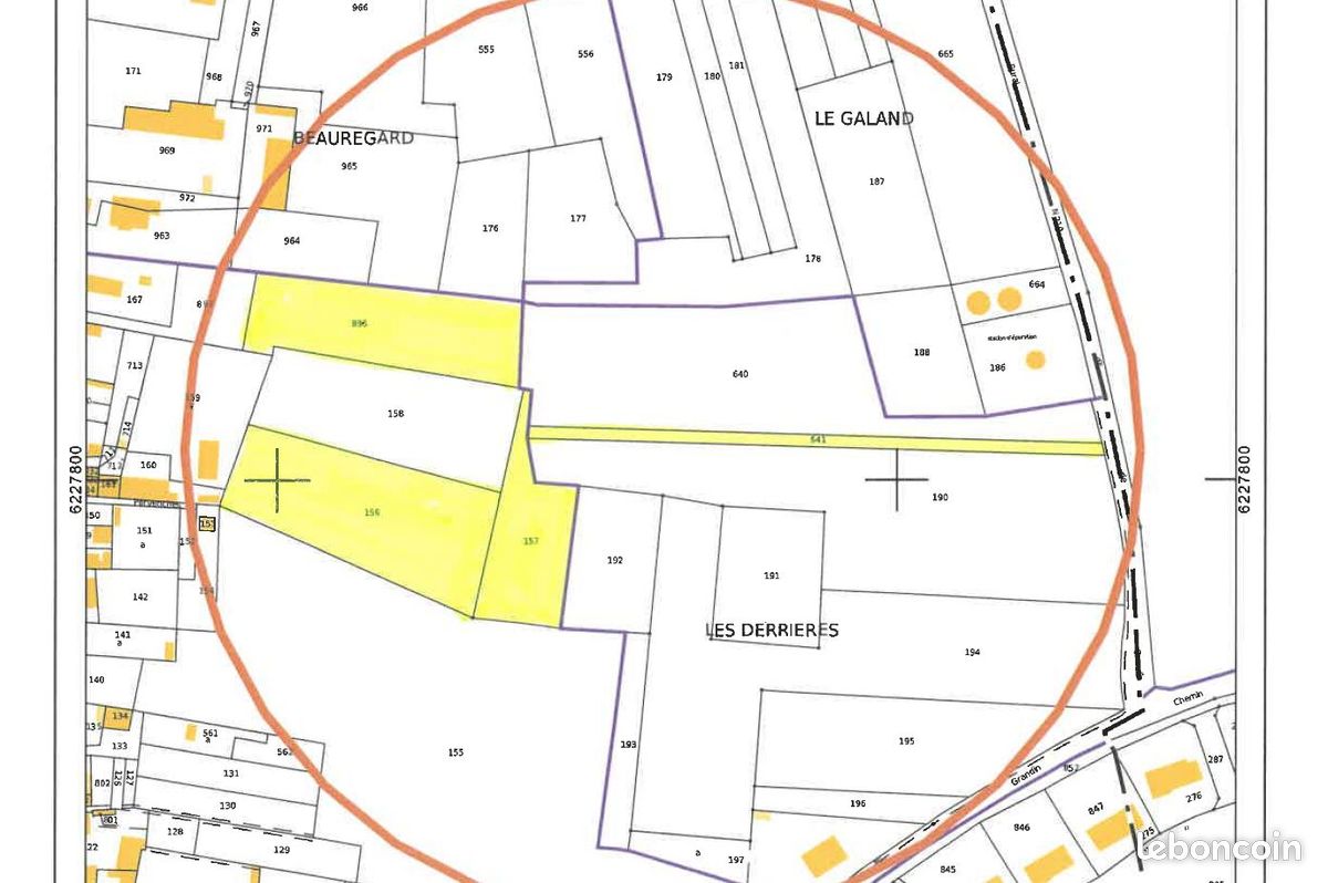 Terrain 7411 m² · à Saint-Branchs · 70 000 €