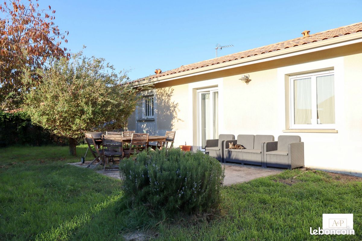 Maison de plain-pied – 4 chambres – garage – Moulis-en-Médoc (image 2)