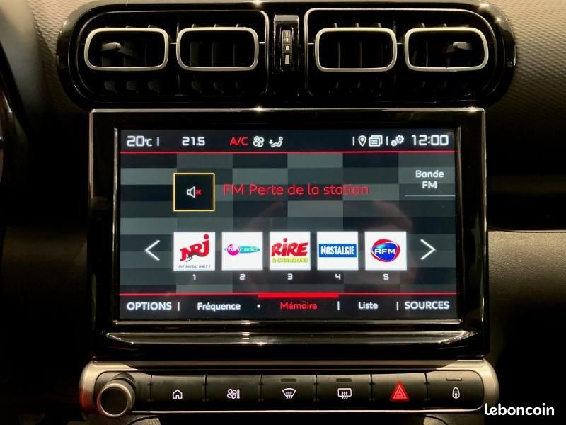 Citroen C3 Aircross Essence 110 C-Series GPS Radar Recul Clim Auto 1ère main (image 20)
