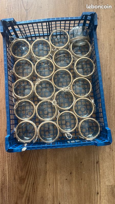 Pots en verre décoration fêtes (60) (image 3)
