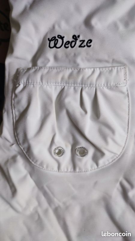 Pantalon de ski blanc - Fille - 10 ans (image 3)