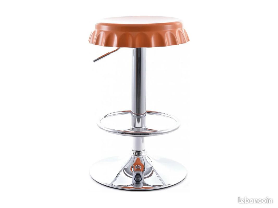 Tabouret de bar original Capsule-Couleur Orange (image 1)