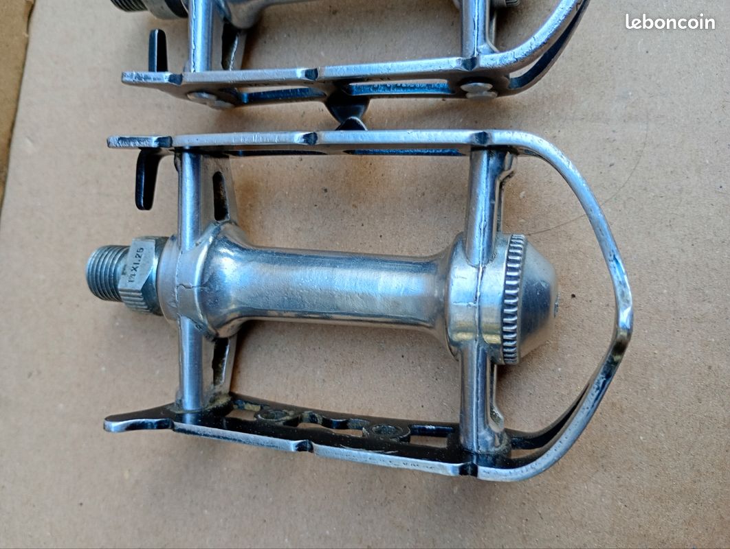 SINMI 1Pair Vélo Pédales avec Clips Et Sangles, Hybride Pédale pour