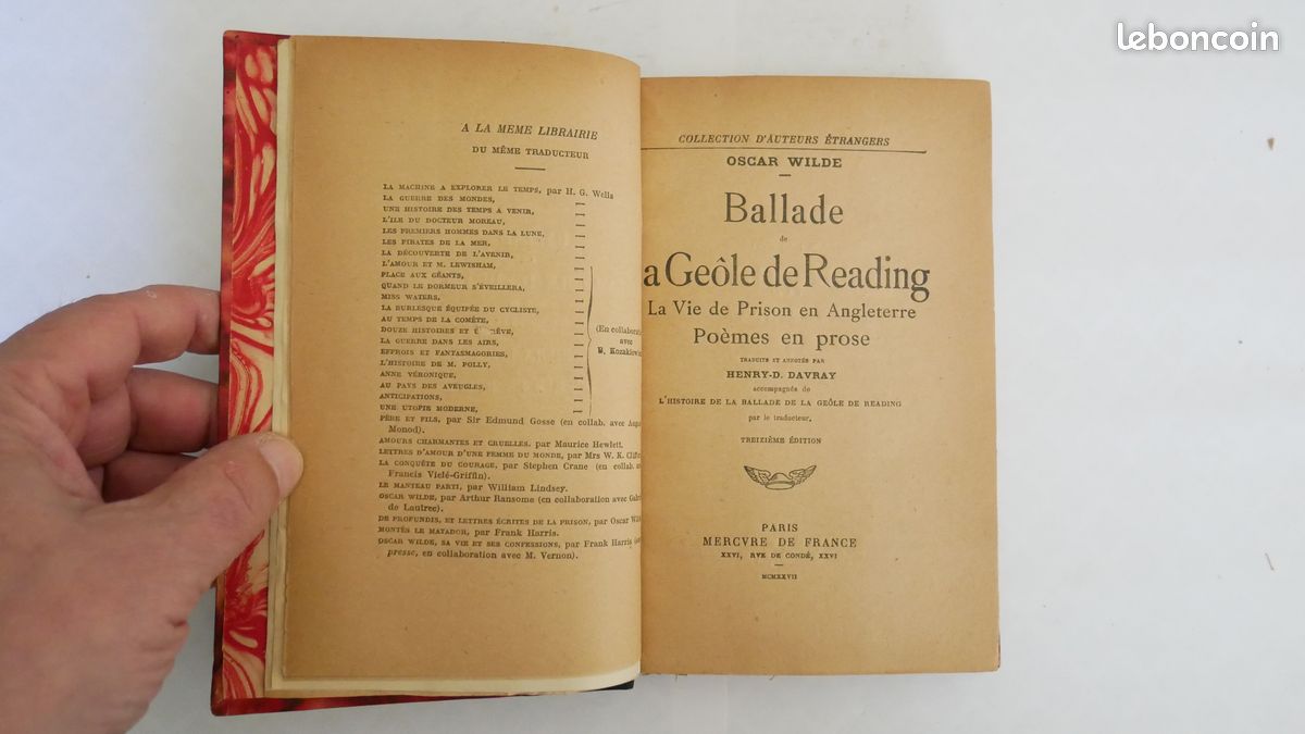 Ballade de la Geole de Reading - Oscar Wilde - 1927 (image 4)