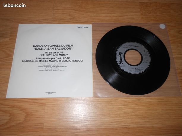 Tchaou et Grodo - Disque 45Tours - Bande Originale Série Tv - Carrère 1983