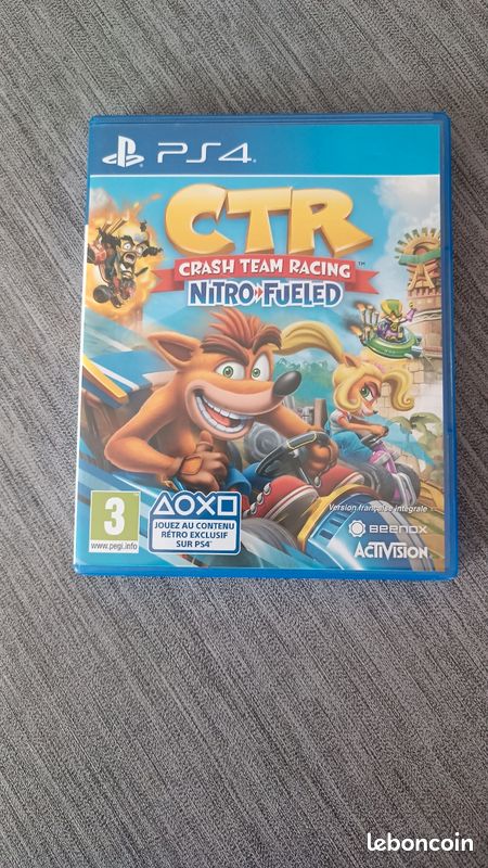 CTR Crash Team Racing Nitro-Fueled - PS4, Édition Complète, Neuf Sous Blister