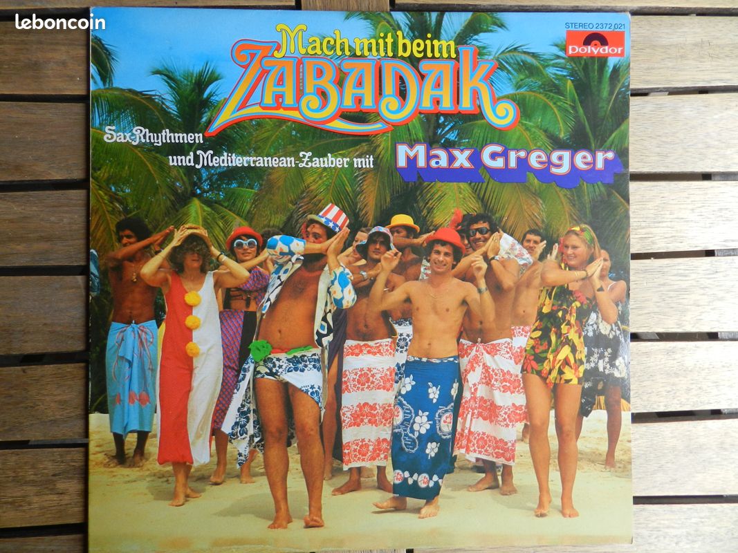 33 tours Max Greger, Zabadak (sax) (image 1)