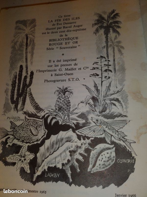 Livre LA FÉE DES ÎLES (image 2)