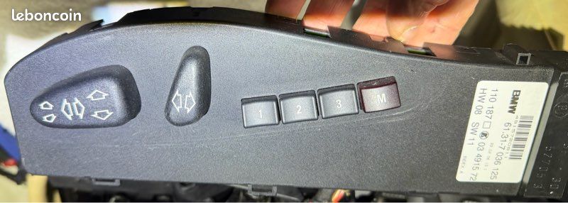 BMW Z4 E85 UNITE de RÉGLAGE SIÈGE CONDUCTEUR (image 1)