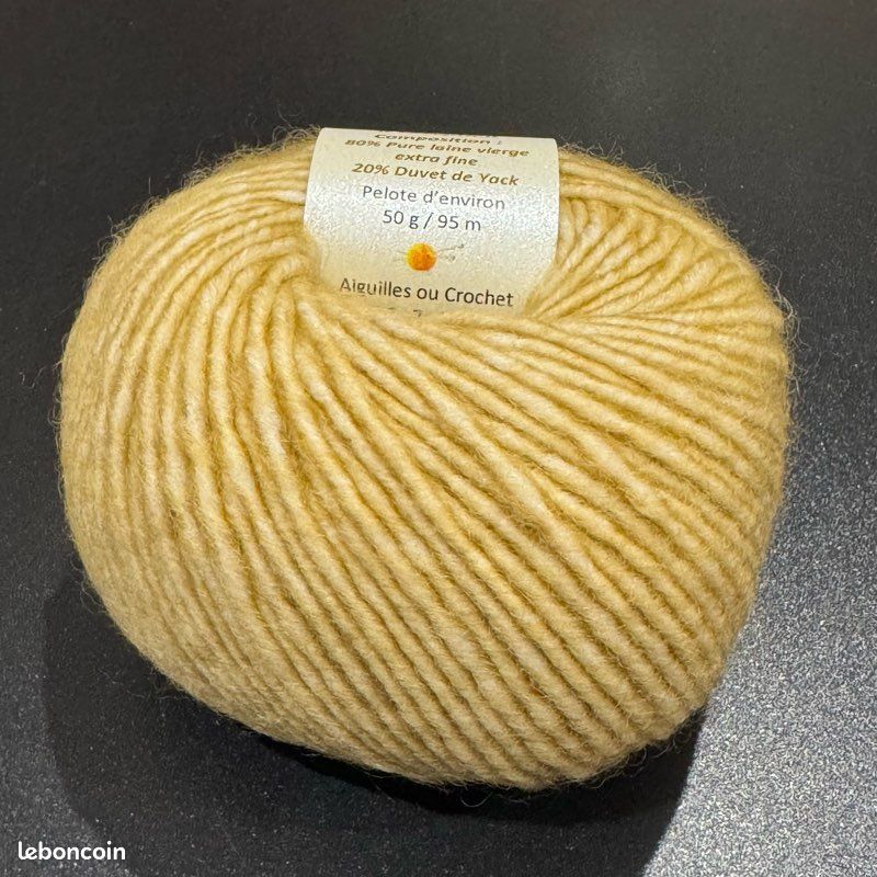 Patons Fil à Tricoter, Laine Vierge Et 50% Polyamide, Vanille, Taille Unique