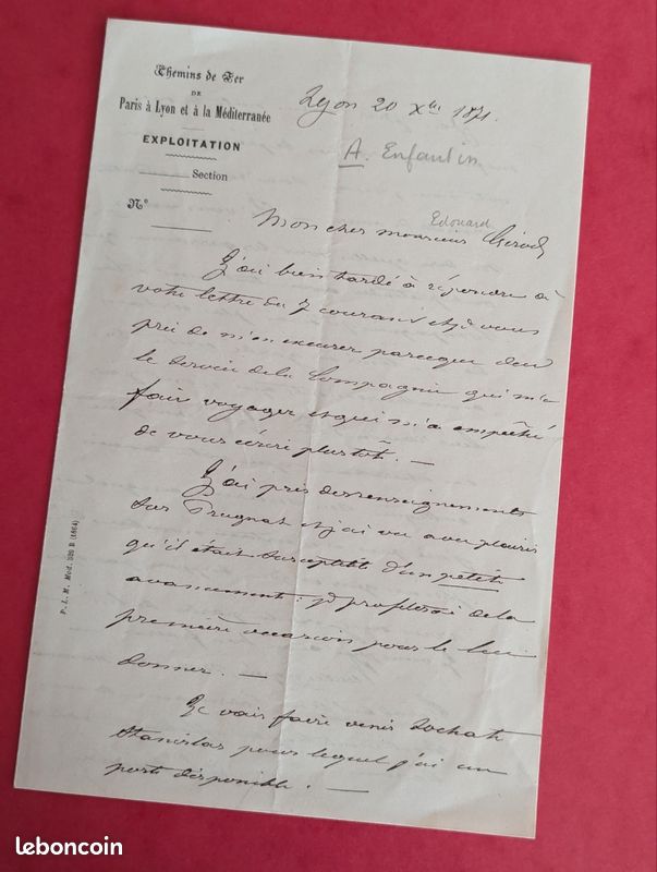 [ Alexandre Enfantin ] fils du "père enfantin" (image 2)