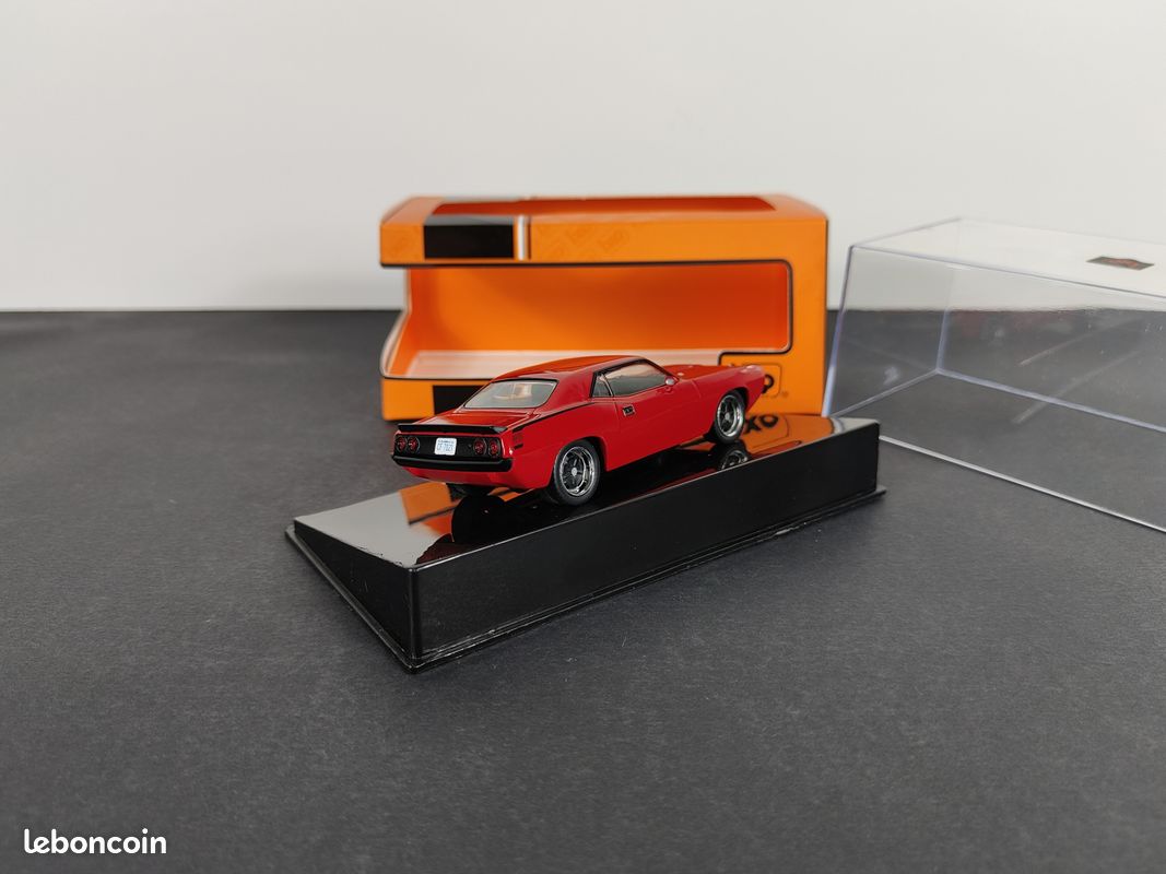 Dodge Charger R/T 1970 Rouge échelle 1/43 – Miniature IXO Super Détaillée, Collection