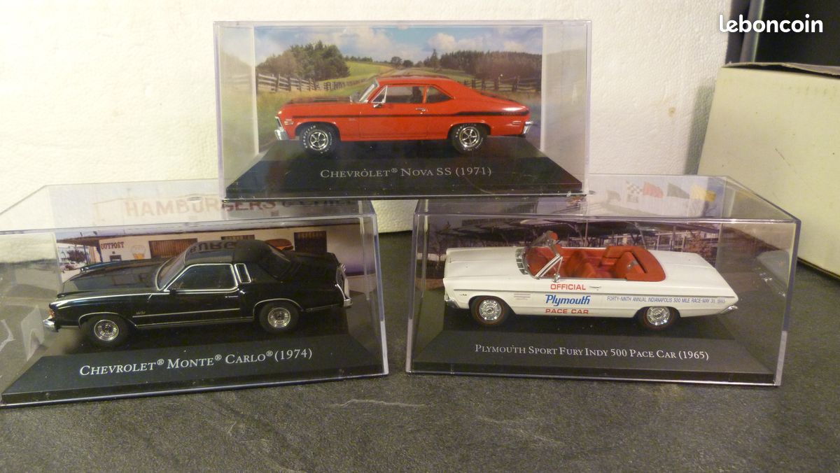 Collection Altaya AMERICAN CARS 1/43 - les trois premiers numéros