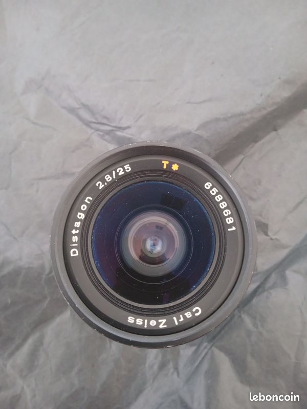 Ancien Objectif Carl Zeiss Télé Negatif 27mm #49655 – Bellieni Nancy – Très Bon état