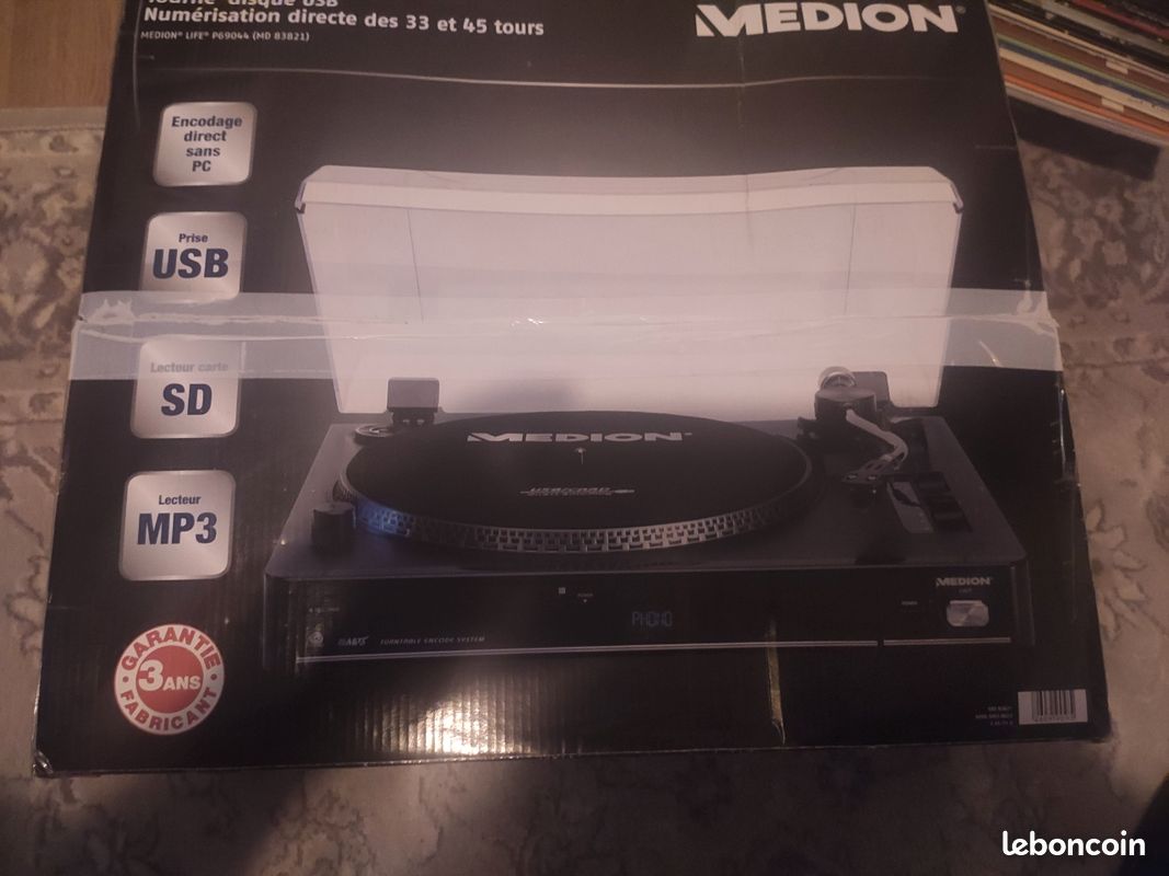 Tourne disque usb carte mémoire Médion - Photo, audio & vidéo